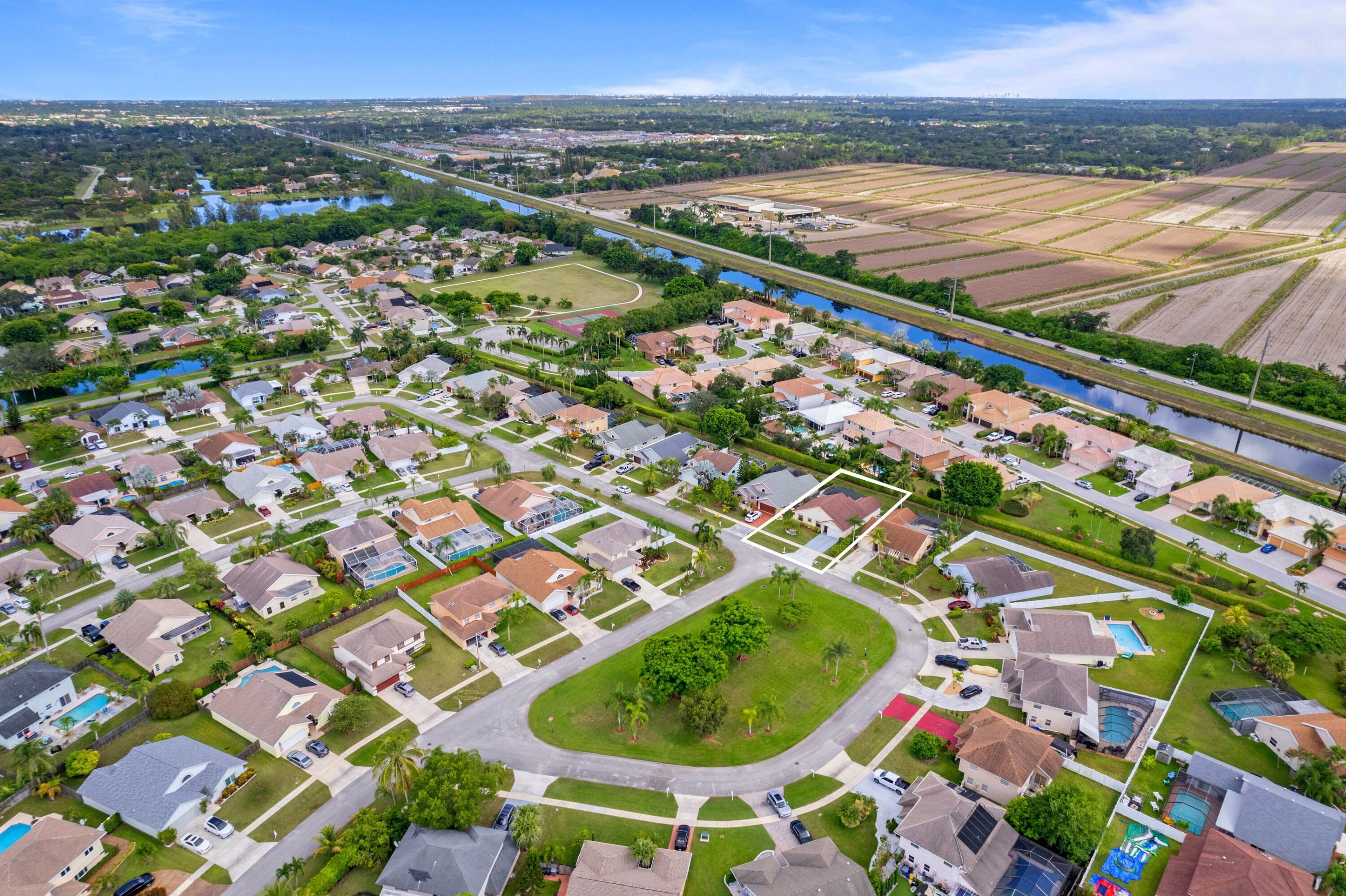 22610 Sea Bass Drive Boca Raton, FL 33428 - Photo 20 of 28 Aerial Neighborhood View