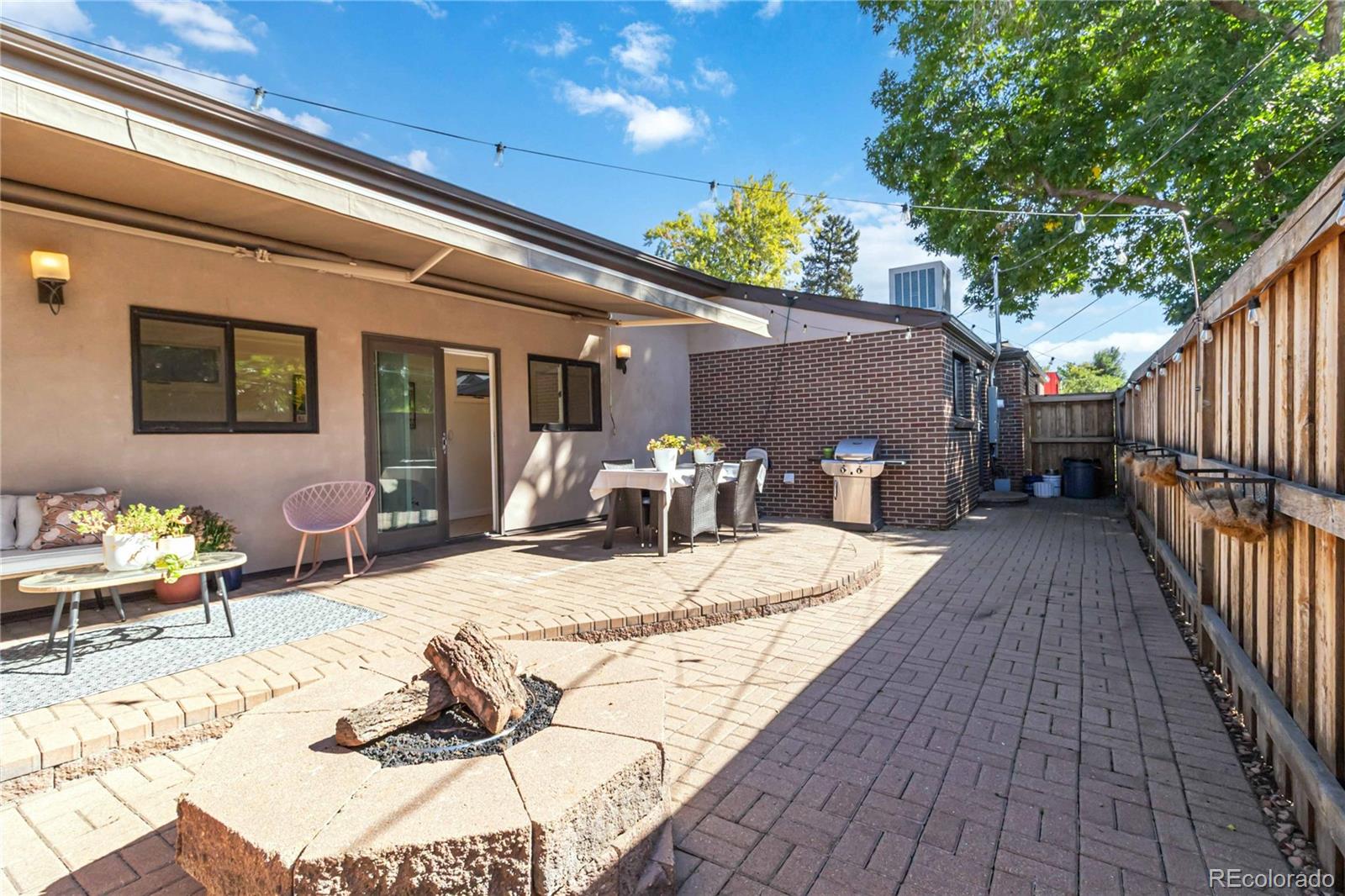 2701 Hooker Street Denver, CO 80211 - Photo 40 of 49 a view of a patio with a table and chairs