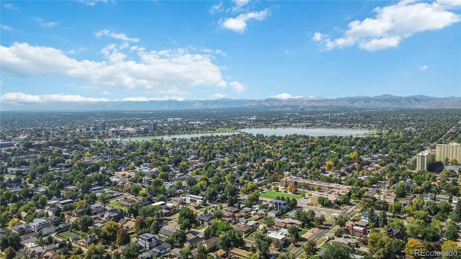 2701 Hooker Street Denver, CO 80211 - Photo 49 of 49 an aerial view of residential house with green space