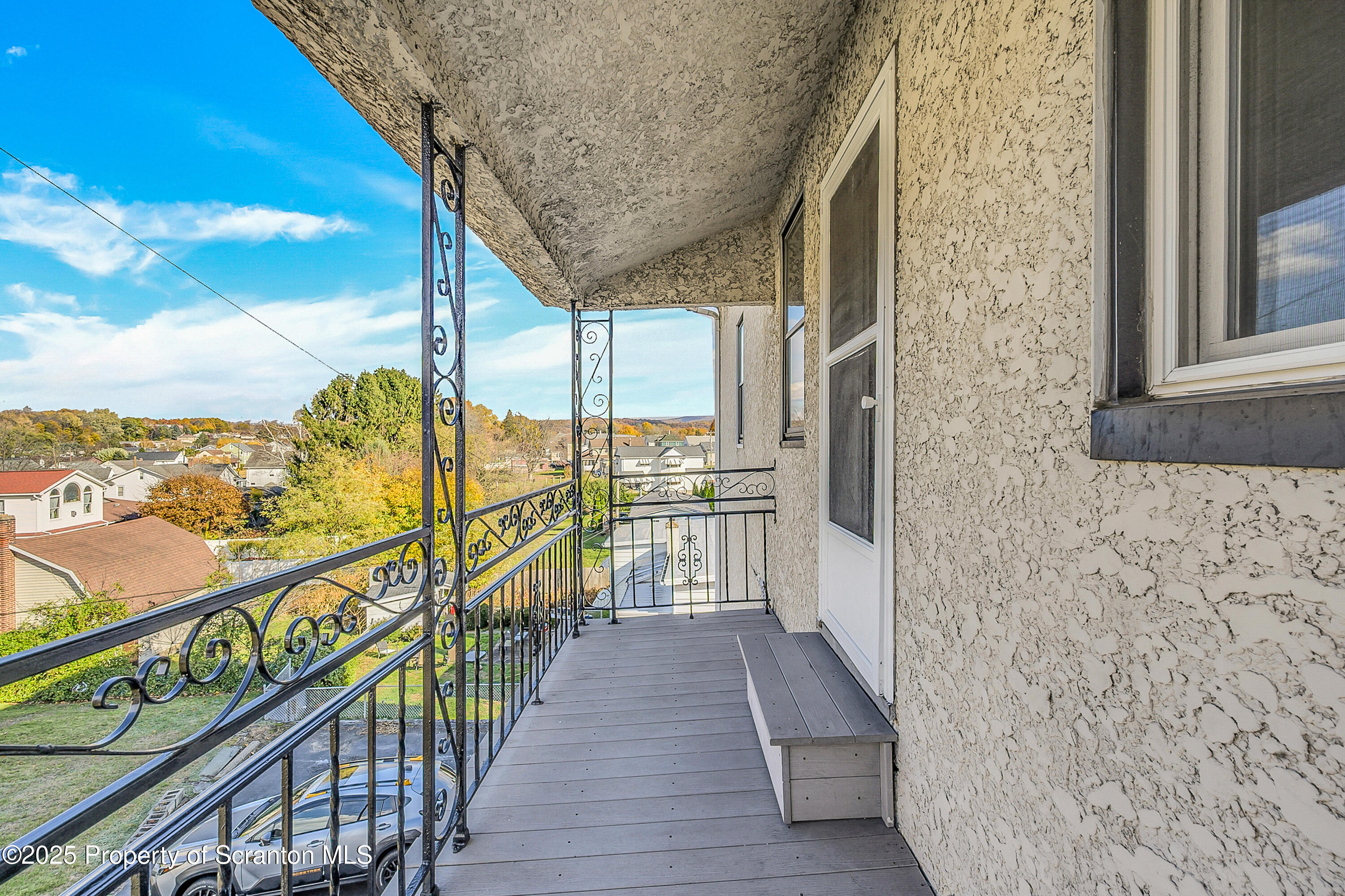 864 South Main Street, Unit 4 Old Forge, PA 18518 - Photo 6 of 17 a view of balcony