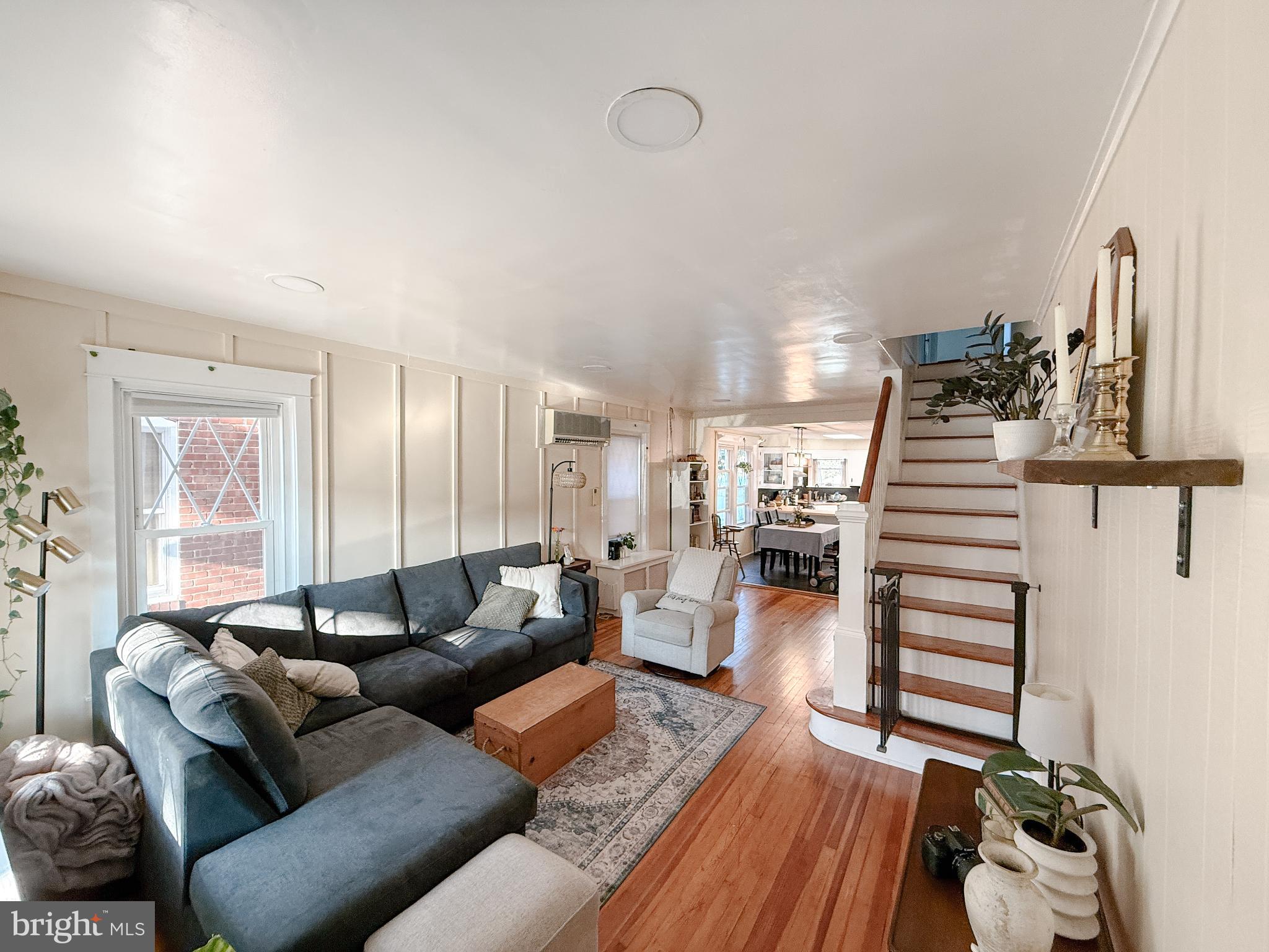 320 South Sterley Street Reading, PA 19607 - Photo 2 of 23 Inviting living space with warm wood accents.