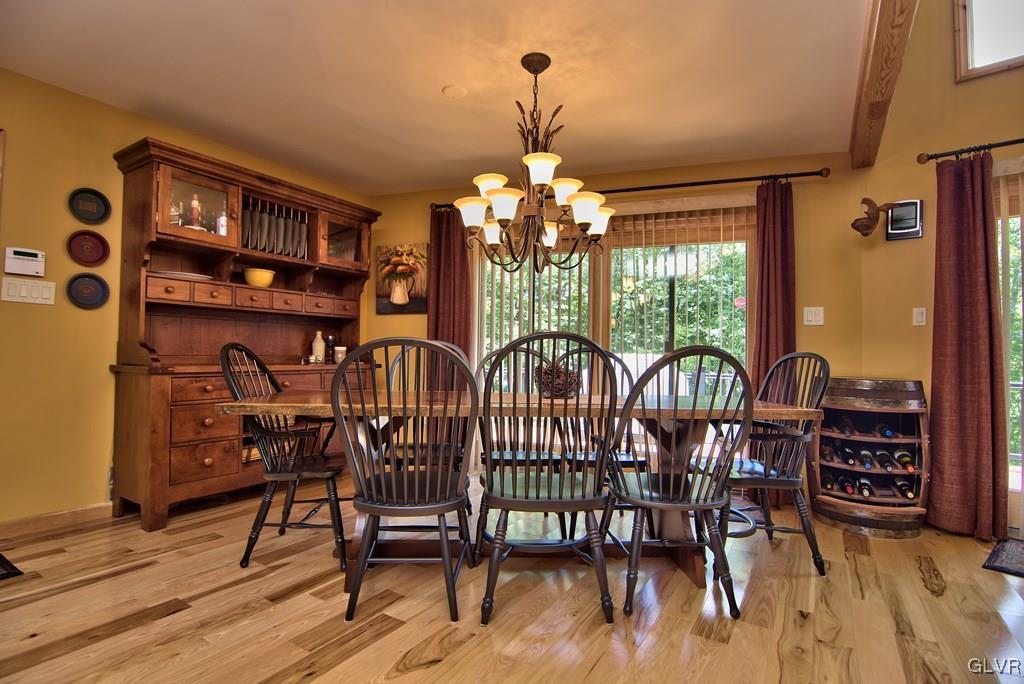 104 Rhododendron Road Jim Thorpe, PA 18229 - Photo 11 of 48 The dining room boasts solid hickory hardwood floo
