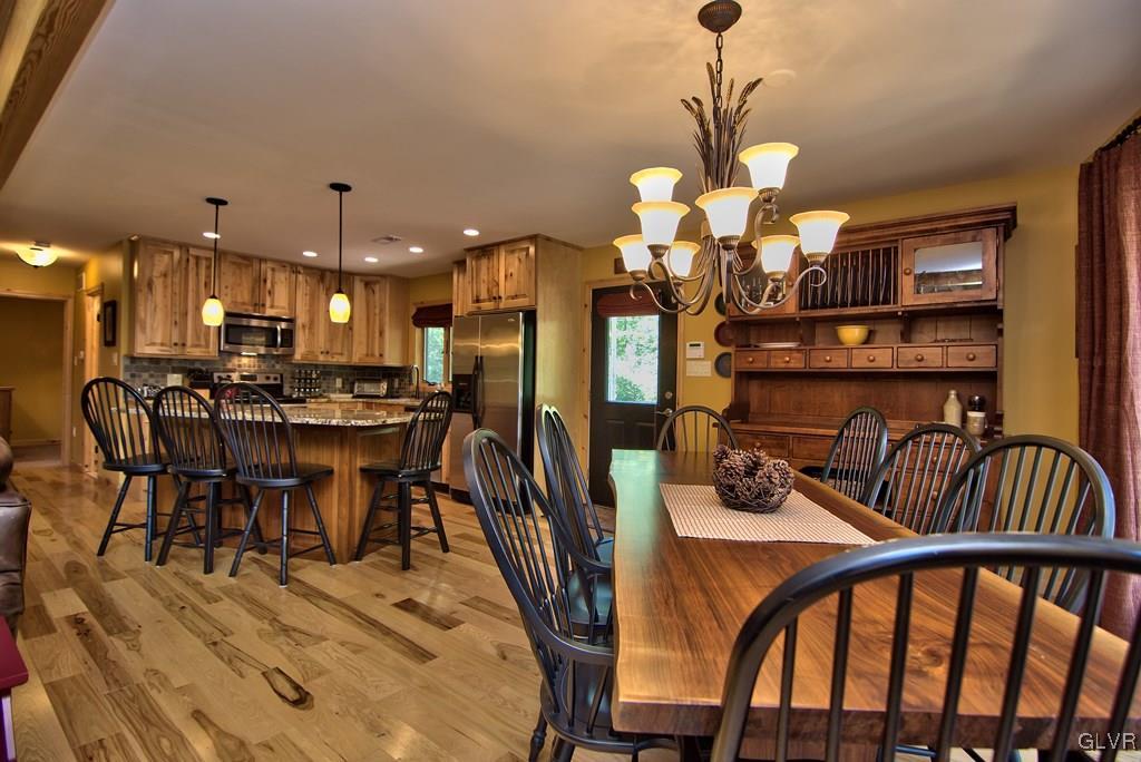 104 Rhododendron Road Jim Thorpe, PA 18229 - Photo 13 of 48 View of the dining room & kitchen w/ gleaming hick