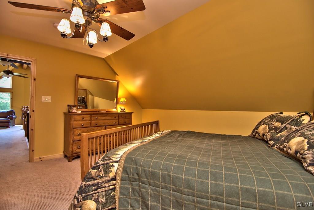 104 Rhododendron Road Jim Thorpe, PA 18229 - Photo 29 of 48 View of the Master bedroom with vaulted ceiling an