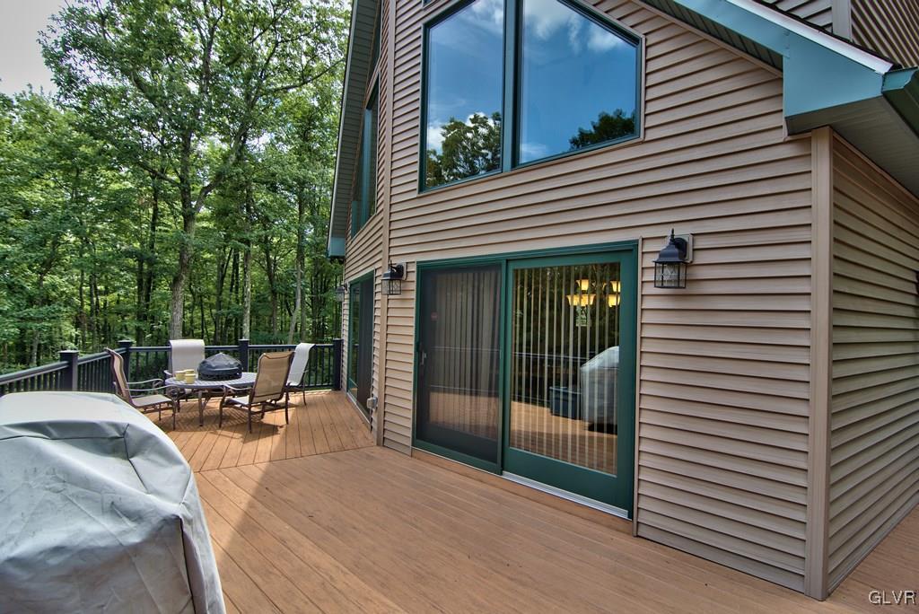 104 Rhododendron Road Jim Thorpe, PA 18229 - Photo 45 of 48 The deck measures 30x11.6 and features no maintena