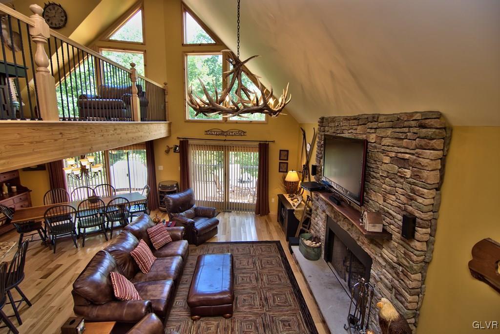 104 Rhododendron Road Jim Thorpe, PA 18229 - Photo 7 of 48 The living room features a wall of windows for lot