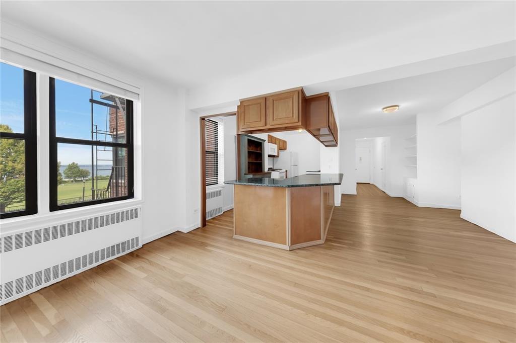 7401 Shore Road, Unit 2A Brooklyn, NY 11209 - Photo 6 of 22 an empty room with wooden floor and windows