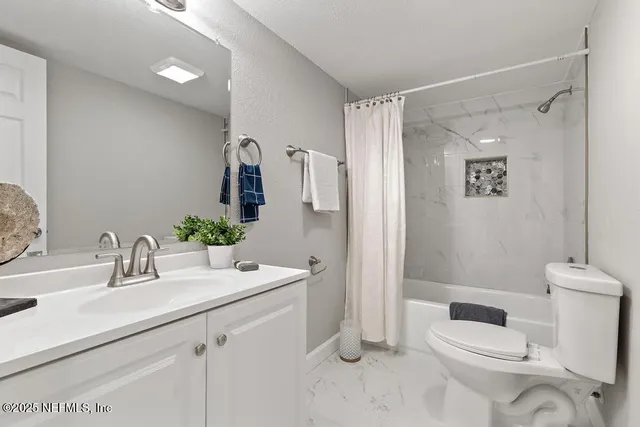 a view of outdoor space with a garden