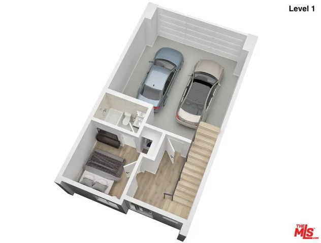 an aerial view of a fireplace