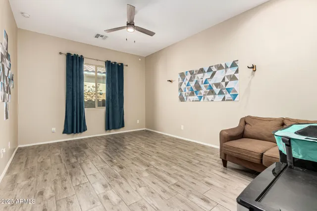 a view of livingroom with furniture and window
