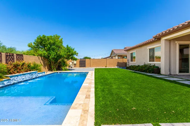 a view of a house with pool