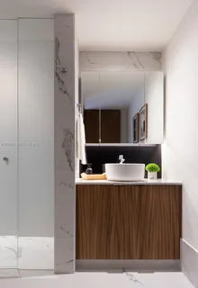 a bedroom with a bed and furniture