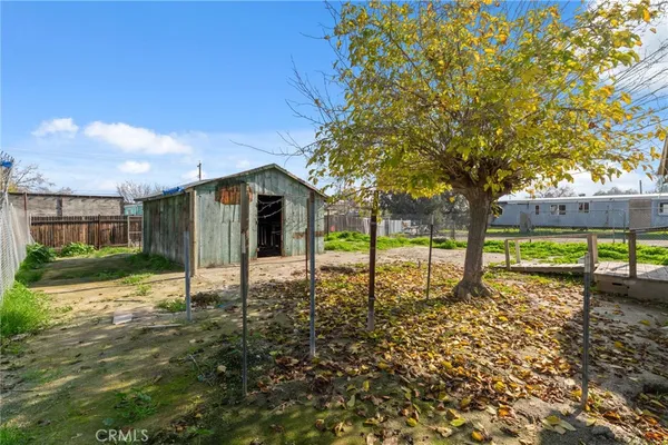 a backyard of a house