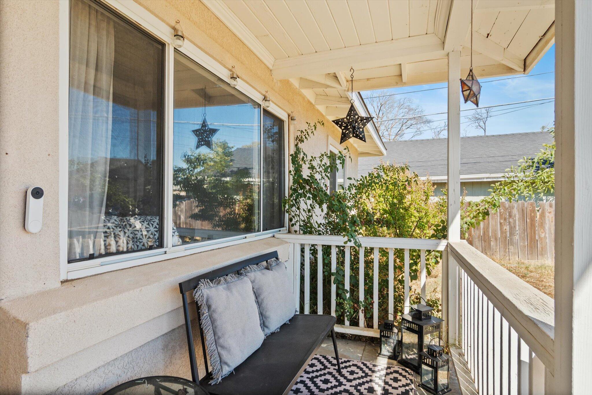 1514 Walbridge Street Red Bluff, CA 96080 - Photo 32 of 36 a view of a balcony with wooden floor
