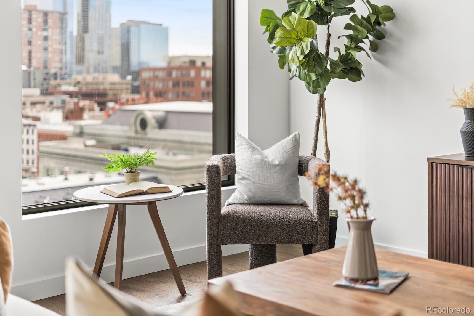 1750 Wewatta Street, Unit 1030 Denver, CO 80202 - Photo 17 of 50 a close view of dining table