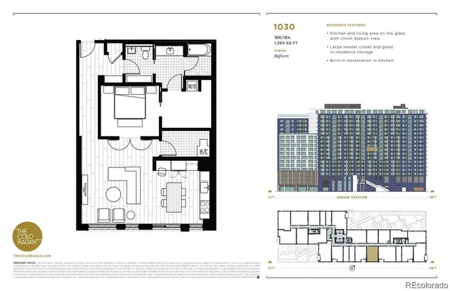 $589,000 | 1750 Wewatta Street, Unit 1030, Denver, CO 80202