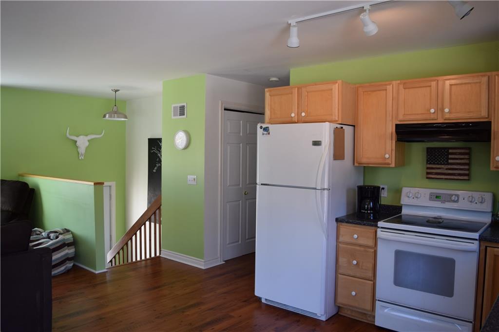 View of stairway leading to front...