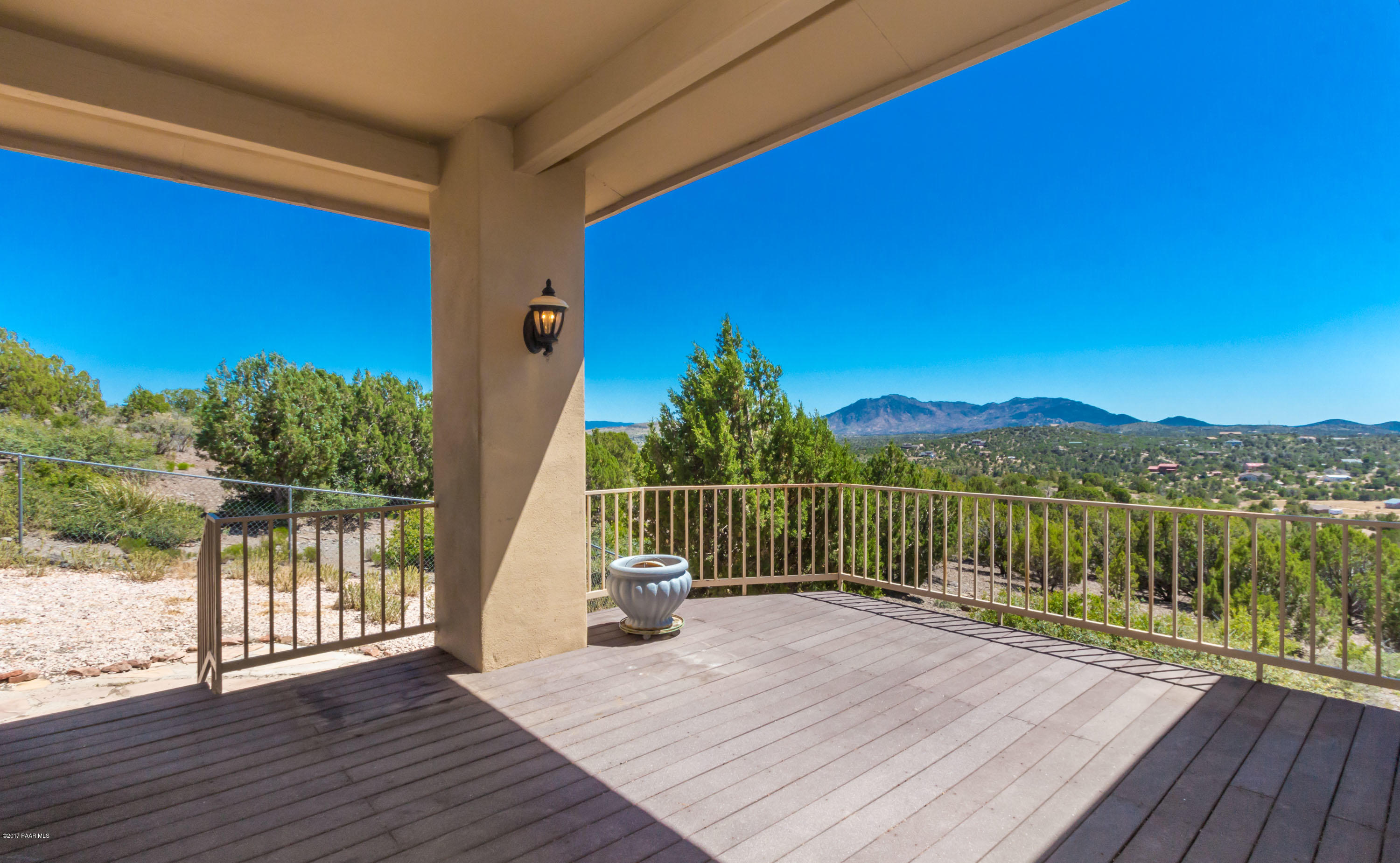 14895 North Hope Rose Road Prescott, AZ 86305 - Photo 21 of 26 012_Back Deck And Fenced Yard