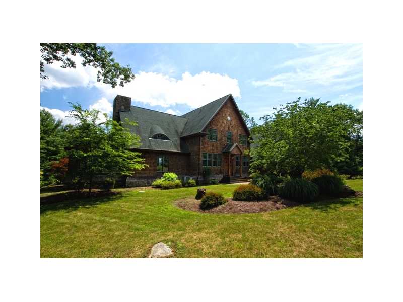 125 Pond House Road North Smithfield, RI 02896 - Photo 3 of 25 Exterior Front. Stunning setting of woodland,trails and field
