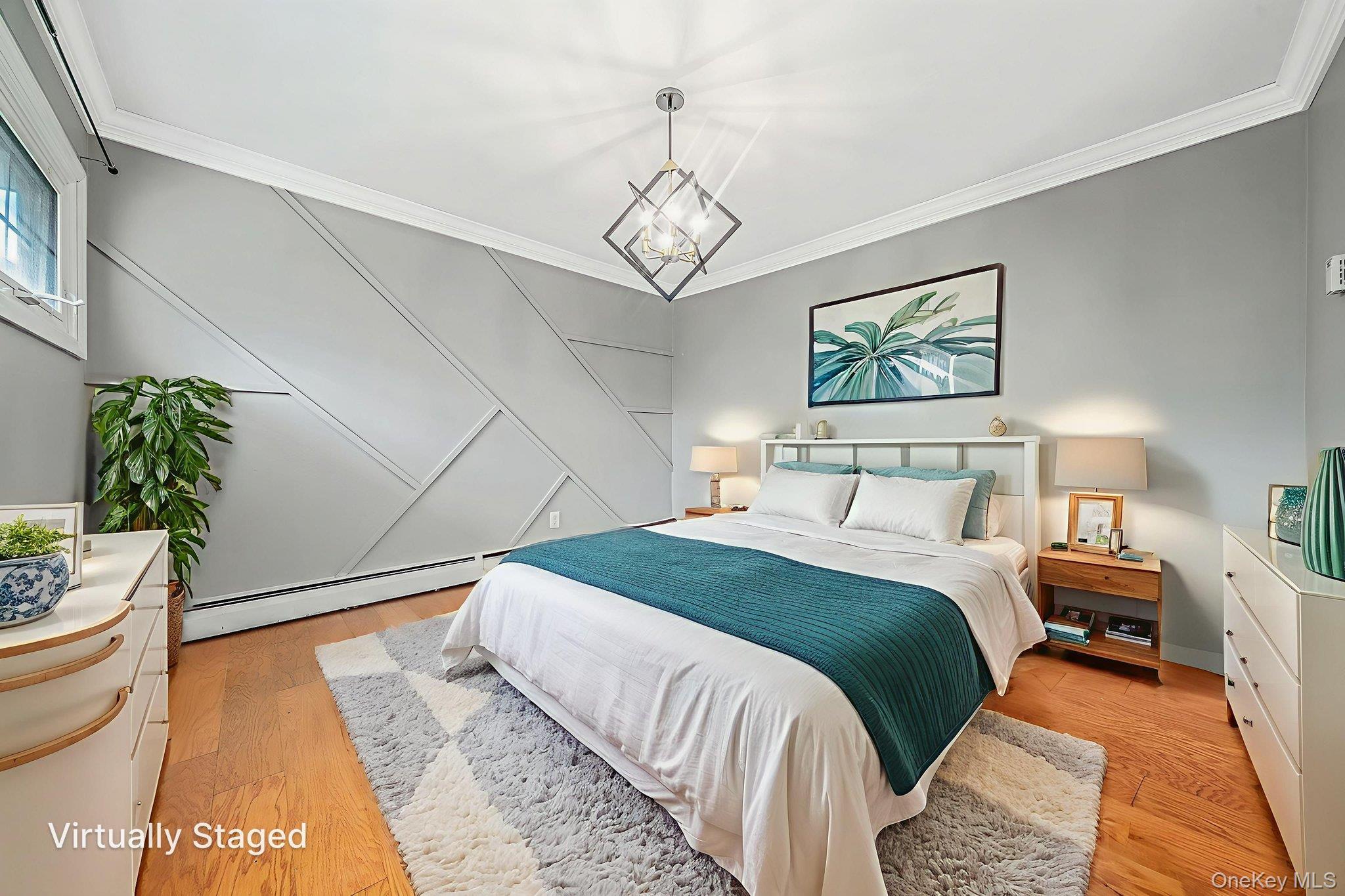 95 Lantern Road Hicksville, NY 11801 - Photo 17 of 36 a bedroom with a bed and a window