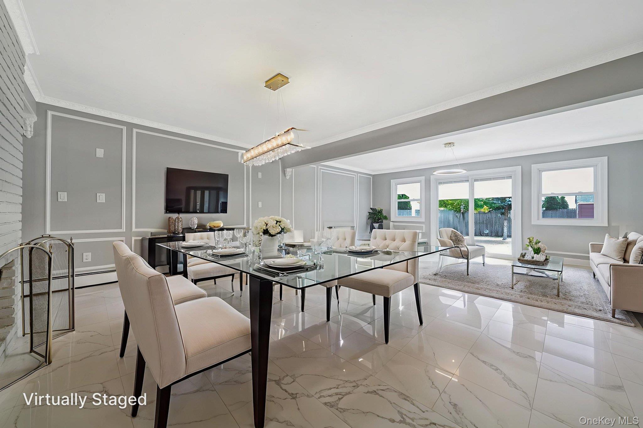 95 Lantern Road Hicksville, NY 11801 - Photo 10 of 36 a view of a dining room with furniture