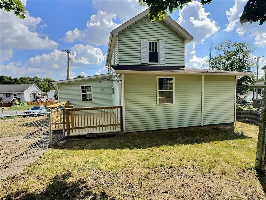 91 Blanche Road Fredericktown, PA 15333 - Photo 28 of 41 a view of a house with a wooden fence