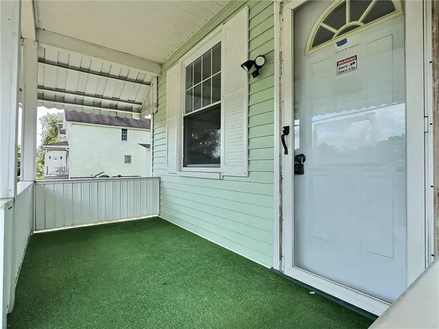 a view of a small space