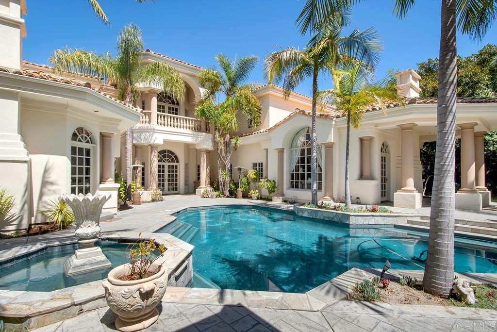 17101 Circa Oriente Rancho Santa Fe, CA 92067 - Photo 23 of 23 a view of a house with backyard and swimming pool