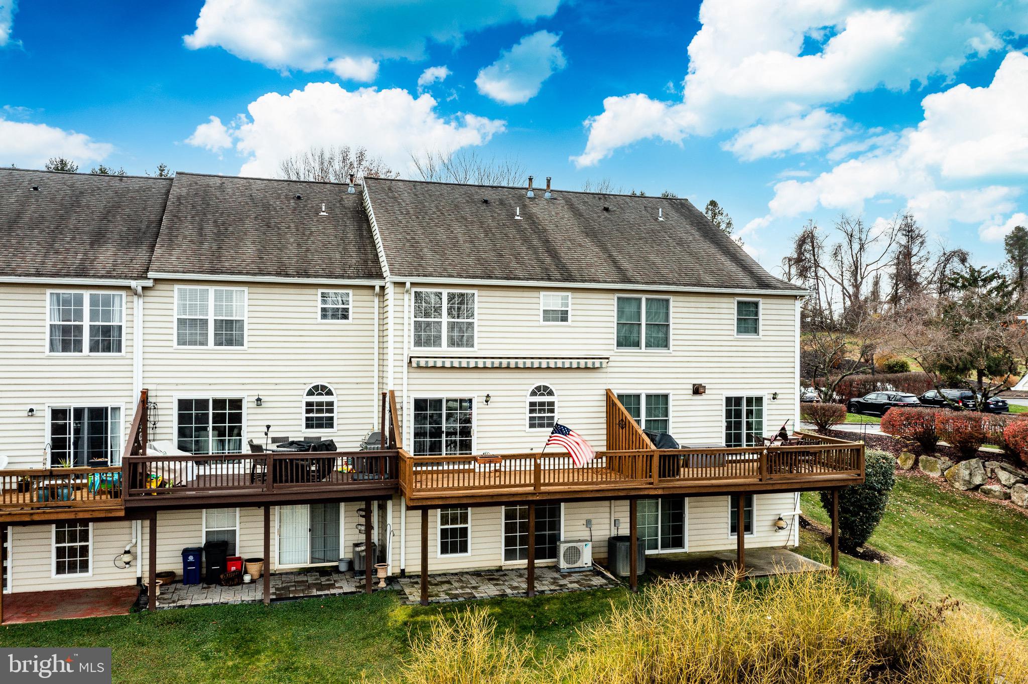 1406 Harbour Ridge Lane Downingtown, PA 19335 - Photo 48 of 57 a aerial view of a house with swimming pool having outdoor seating