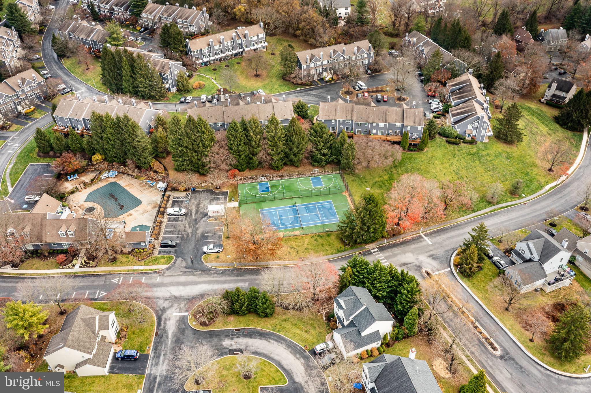 1406 Harbour Ridge Lane Downingtown, PA 19335 - Photo 50 of 57 an aerial view of residential houses with outdoor space