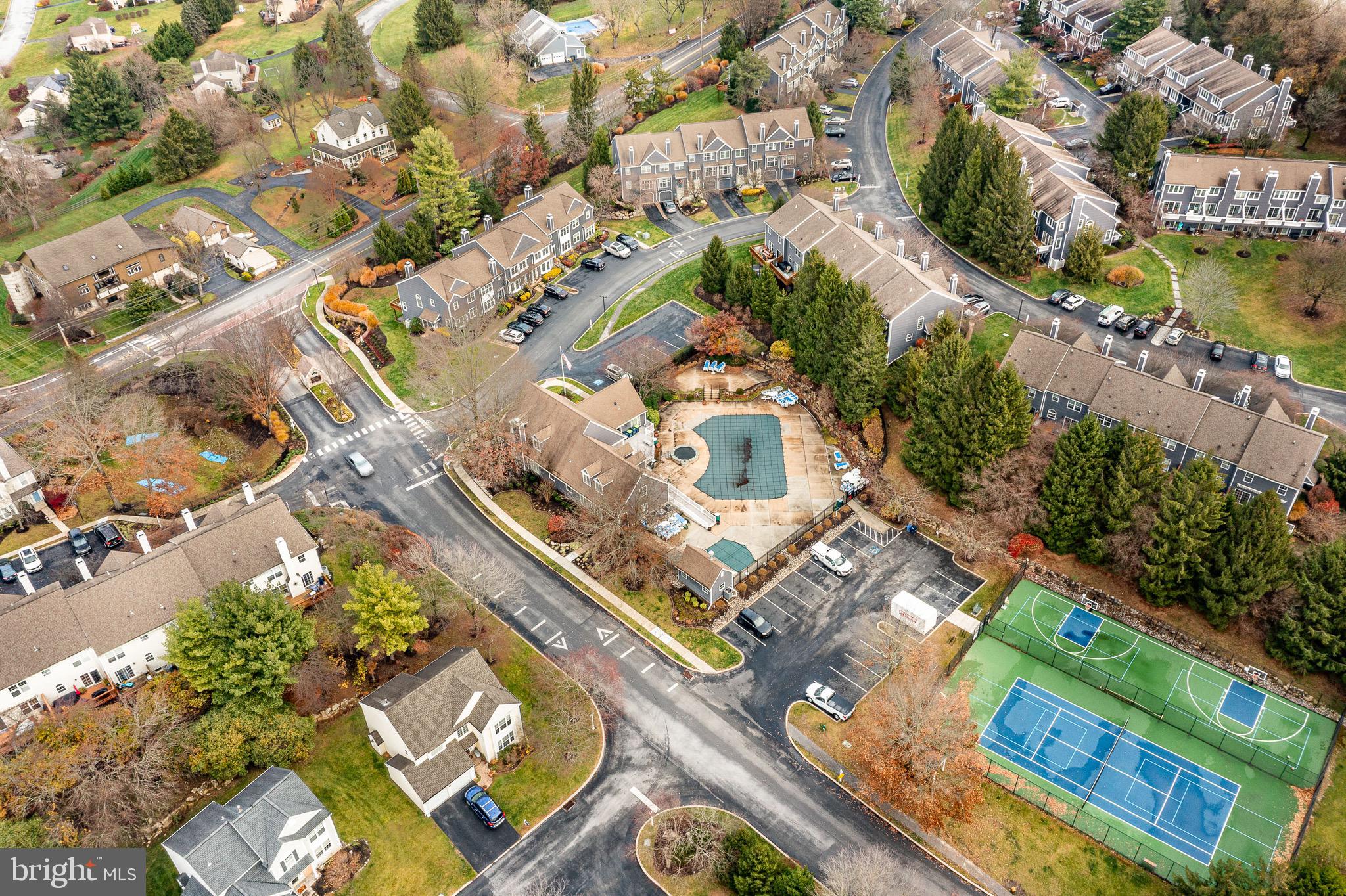 1406 Harbour Ridge Lane Downingtown, PA 19335 - Photo 51 of 57 an aerial view of a residential houses with greenery space