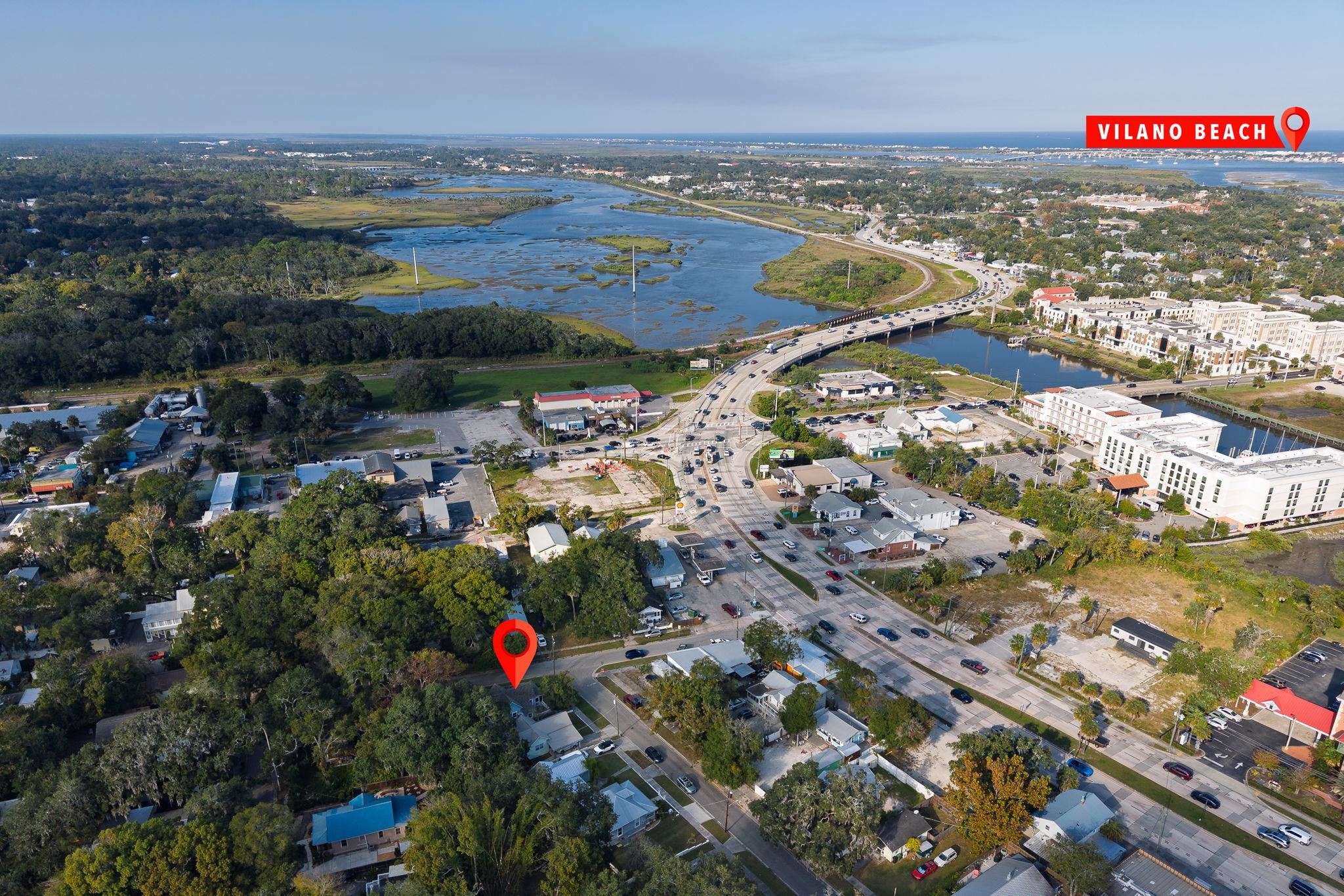 2 Clark Street St. Augustine, FL 32084 - Photo 39 of 39 an aerial view of multiple house