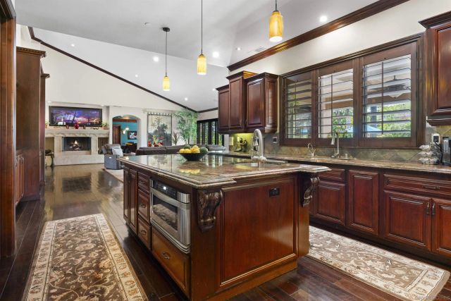 a bed room with a bed and a fireplace