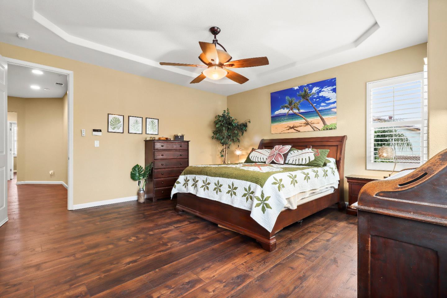 1960 County Down Way Gilroy, CA 95020 - Photo 20 of 62 a bedroom with a bed and wooden floor