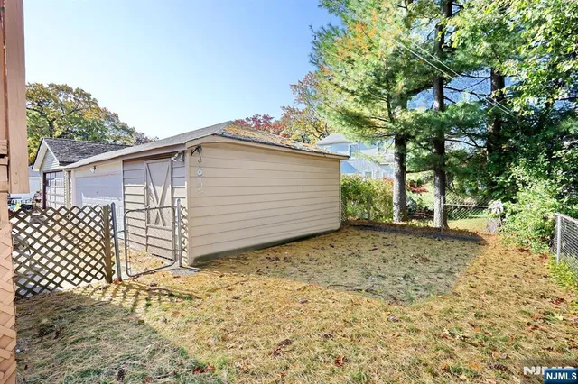 a backyard of a house