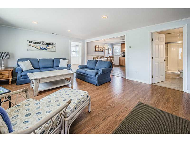 40 Middle Road Narragansett, RI 02882 - Photo 2 of 22 Living Room. Open Living/Dining
