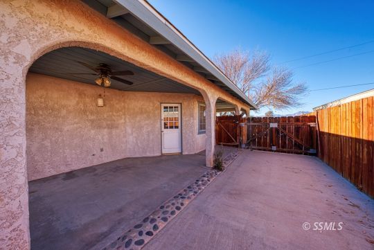 336 North Kern Street Ridgecrest, CA 93555 - Photo 35 of 35 a view of a house with wooden fence