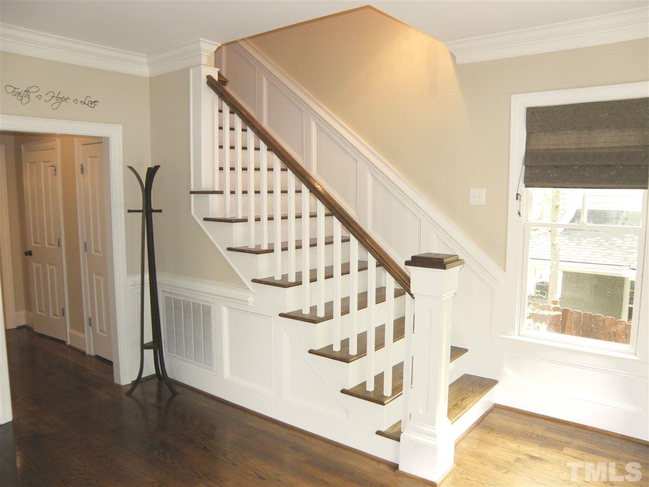2702 Bedford Avenue Raleigh, NC 27607 - Photo 4 of 25 a view of entryway with wooden floor