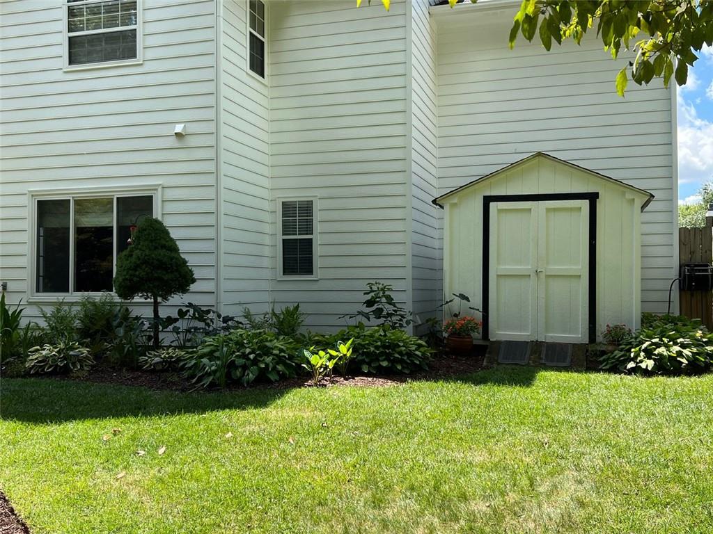 2430 Jakin Way Suwanee, GA 30024 - Photo 49 of 55 a view of a backyard with plants
