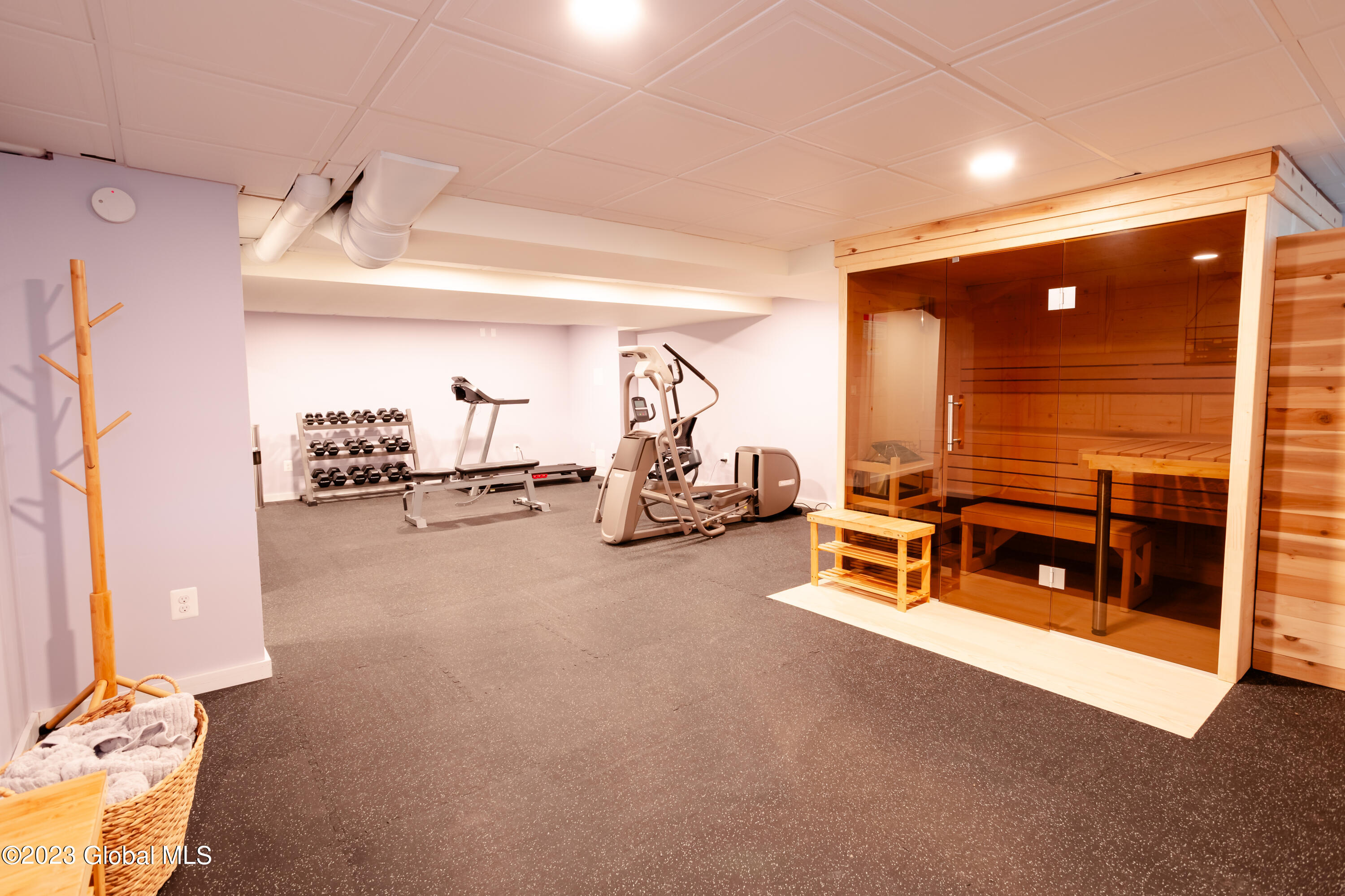 480 County Route 75 Mechanicville, NY 12118 - Photo 13 of 27 workout area / sauna