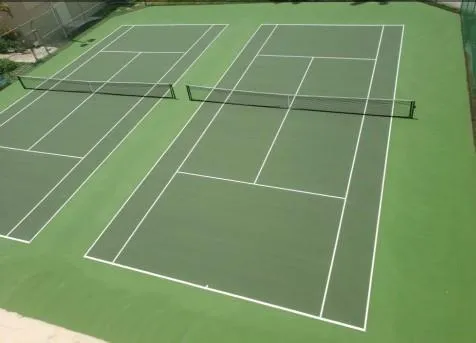 a view of a tennis court