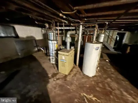 a view of a storage room