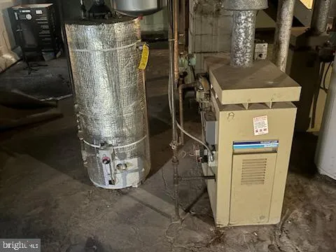 a view of water heater room