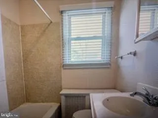 a bathroom with a sink and a toilet