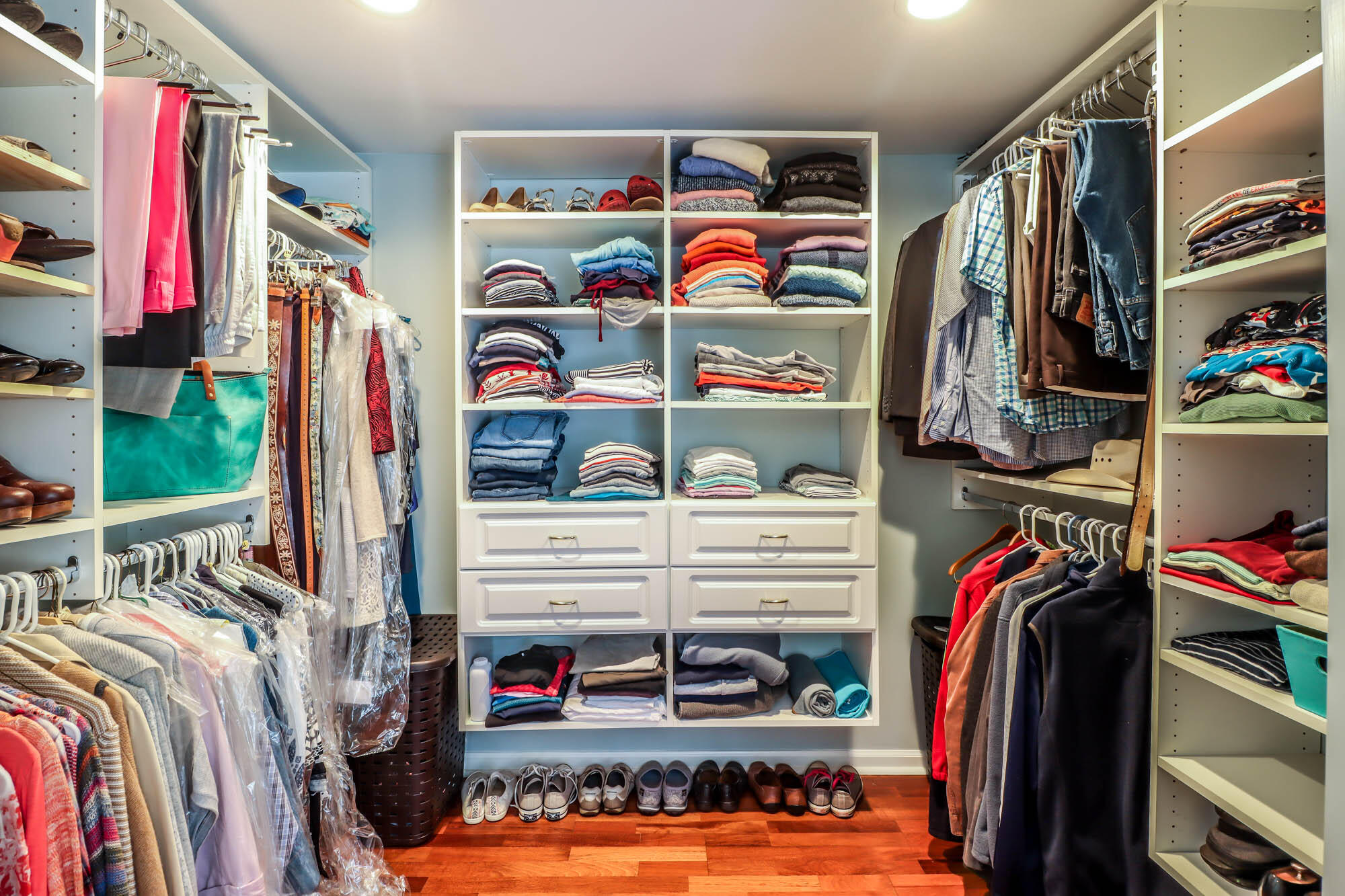 262 White Oak Shade Road New Canaan, CT 06840 - Photo 12 of 37 a view of walk in closet with clothes and shoes