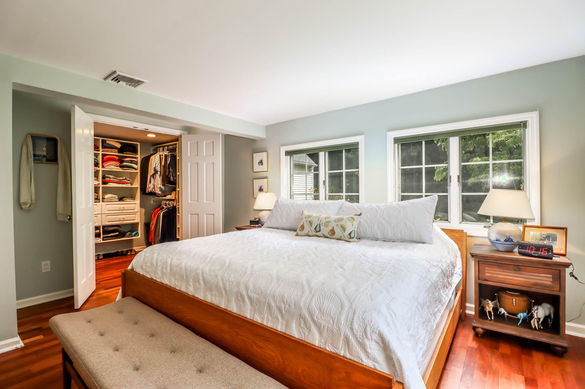 262 White Oak Shade Road New Canaan, CT 06840 - Photo 13 of 37 a bedroom with a bed and a dresser
