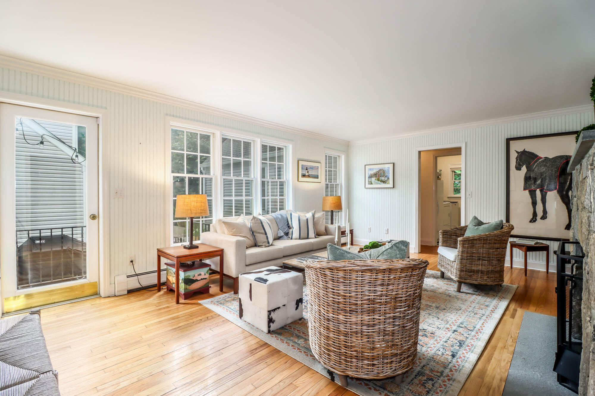262 White Oak Shade Road New Canaan, CT 06840 - Photo 20 of 37 a living room with furniture and a table