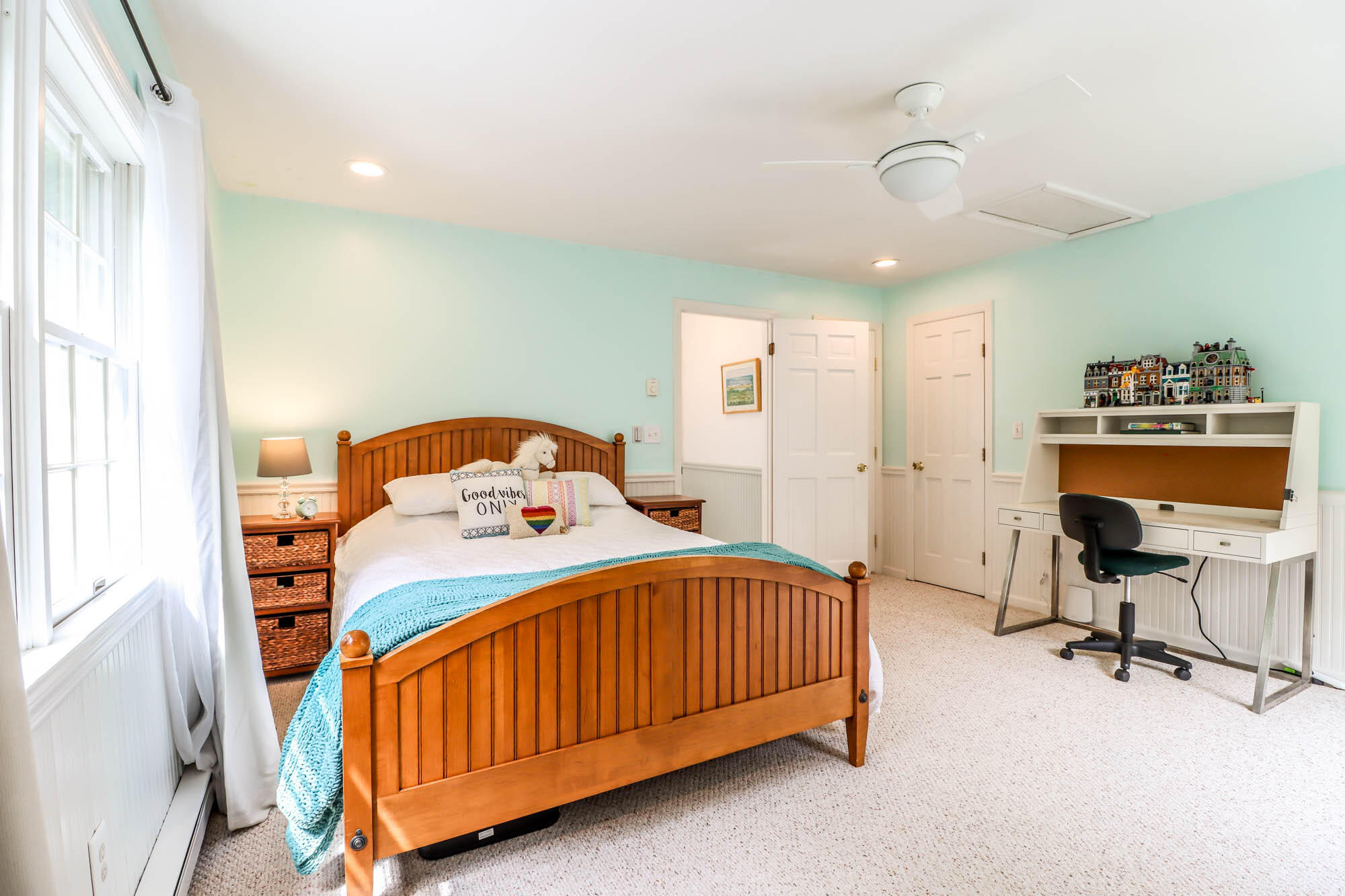 262 White Oak Shade Road New Canaan, CT 06840 - Photo 28 of 37 a bedroom with a bed and a table in it