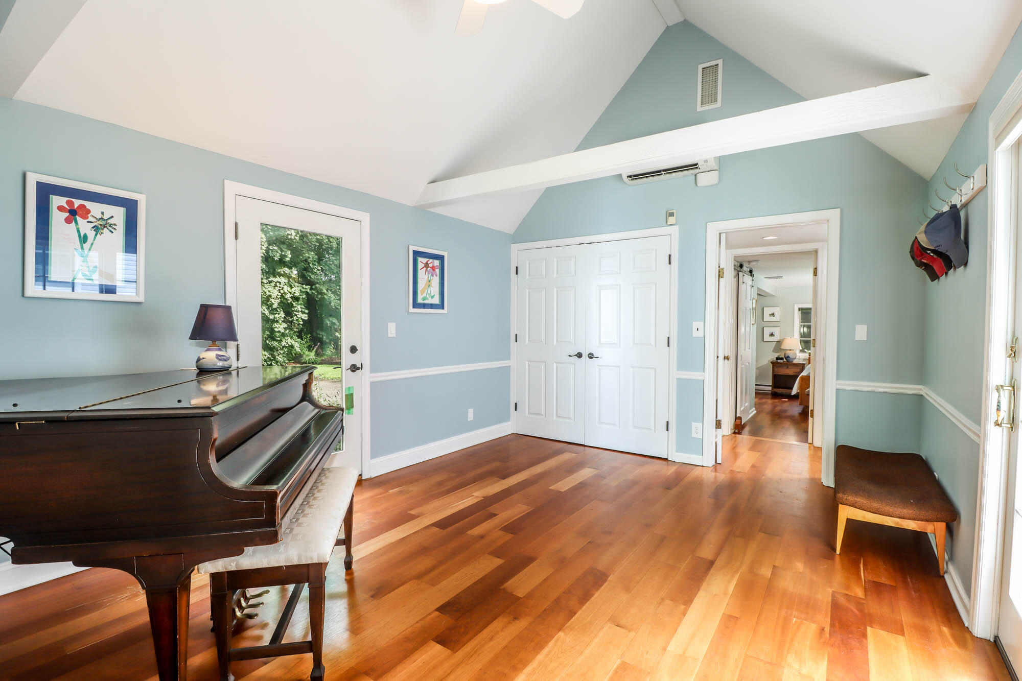 262 White Oak Shade Road New Canaan, CT 06840 - Photo 7 of 37 a view of a livingroom with furniture wooden floor and a window