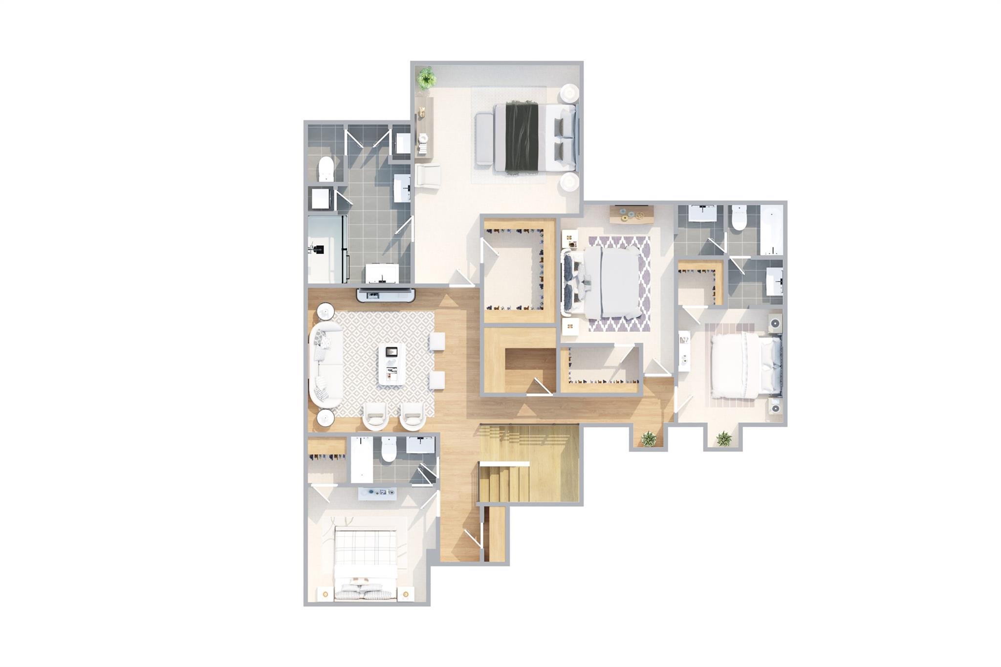 4029 Spring Garden Street Fort Mill, SC 29715 - Photo 12 of 48 a picture of a living room with a white wall